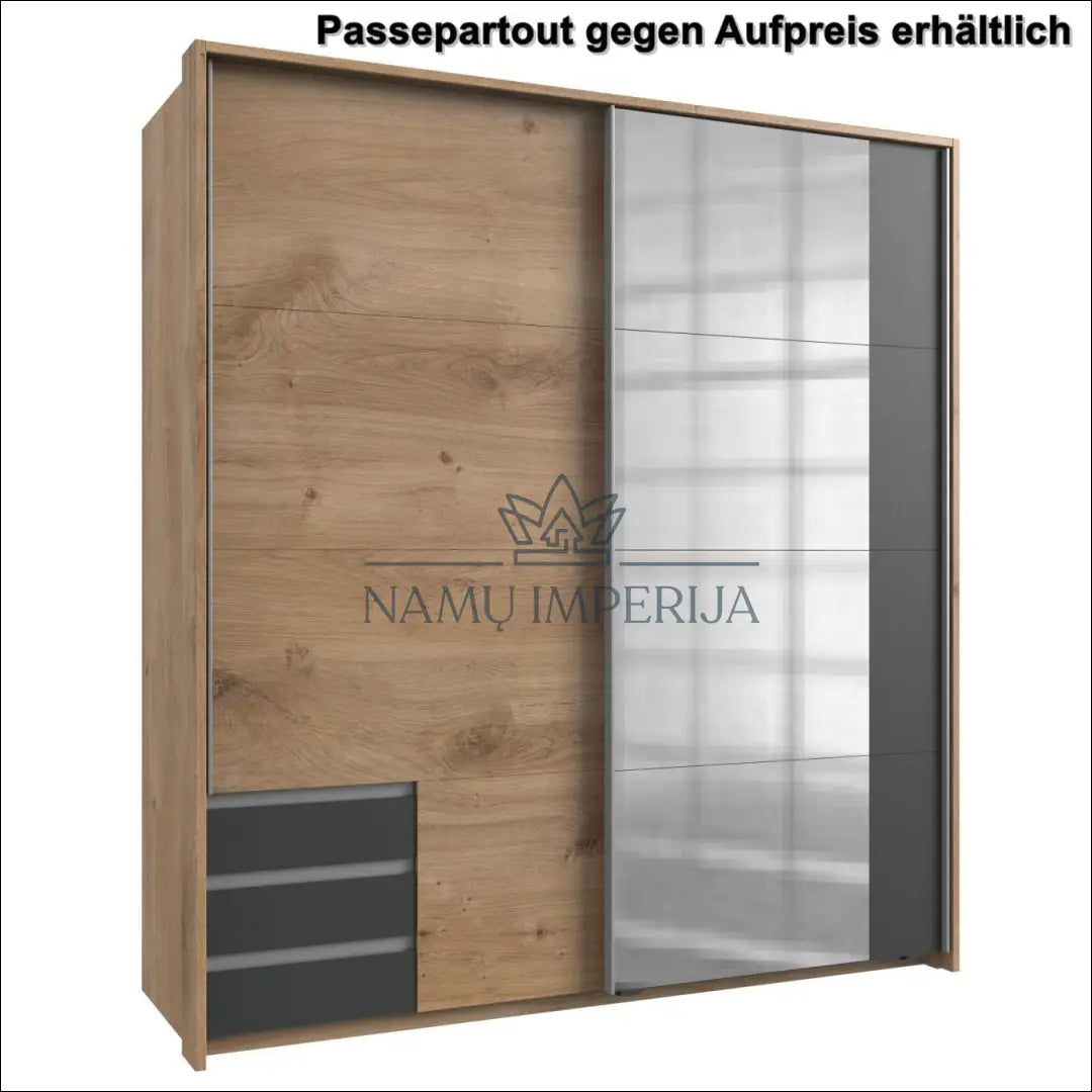 Spinta GI604 - €280 Save 50% __label:Pristatymas 1-2 d.d., biuro-baldai, color-pilka, color-ruda, material-mediena Virš