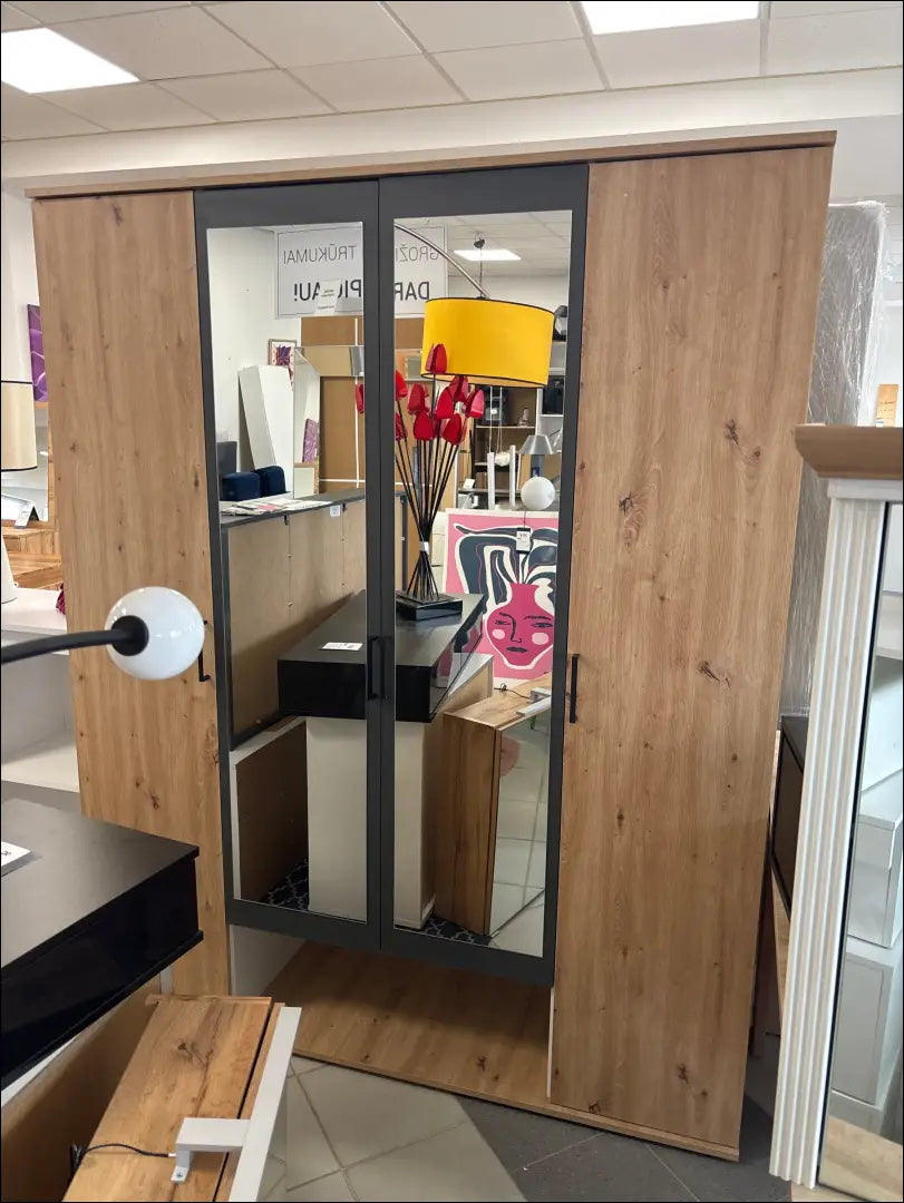 Spinta GI622 - €180 Save 50% 100-200, __label:Pristatymas 1-2 d.d., color-pilka, color-ruda, material-mediena €100