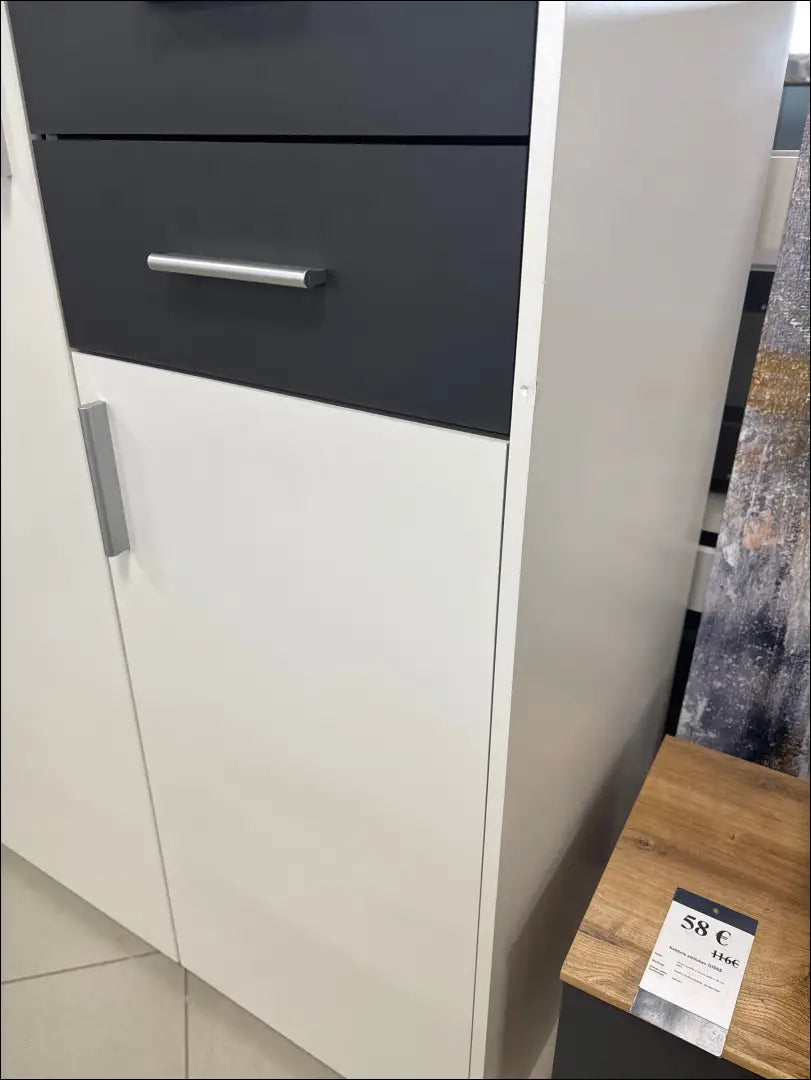 Spinta GI664 - €155 Save 60% 100-200, __label:Pristatymas 1-2 d.d., color-balta, color-pilka, material-mediena €100