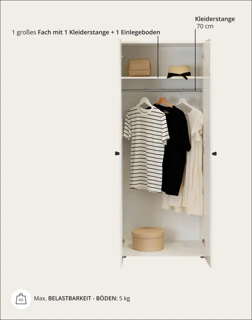 Spinta GI679 - €88 Save 60% 50-100, __label:Pristatymas 1-2 d.d., color-balta, material-mediena, pazeistas €50 to €100