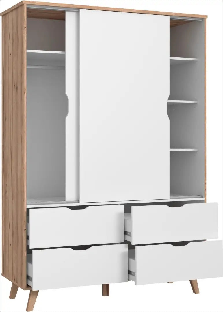 Spinta GI752 - €220 Save 50% __label:Pristatymas 1-2 d.d., biuro-baldai, color-balta, color-ruda, material-mediena Virš