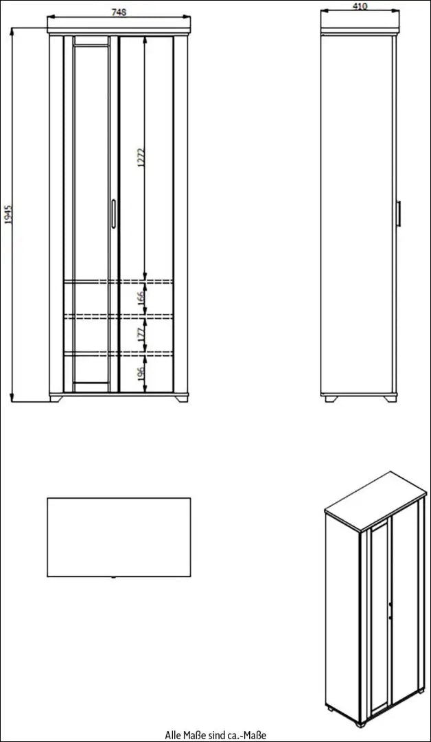 Spinta GI794 - €170 Save 50% 100-200, __label:Pristatymas 1-2 d.d., color-balta, color-ruda, material-mdf €100 to €200