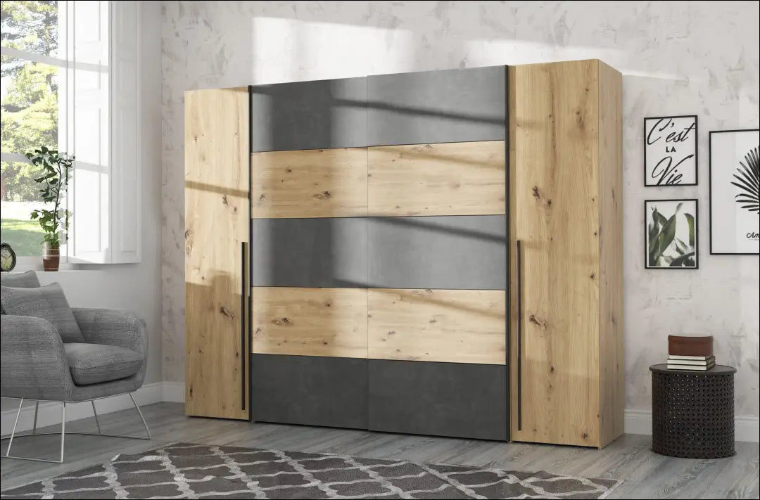 Spinta GI806 - €420 Save 50% __label:Pristatymas 1-2 d.d., biuro-baldai, color-pilka, color-ruda, material-mediena Virš