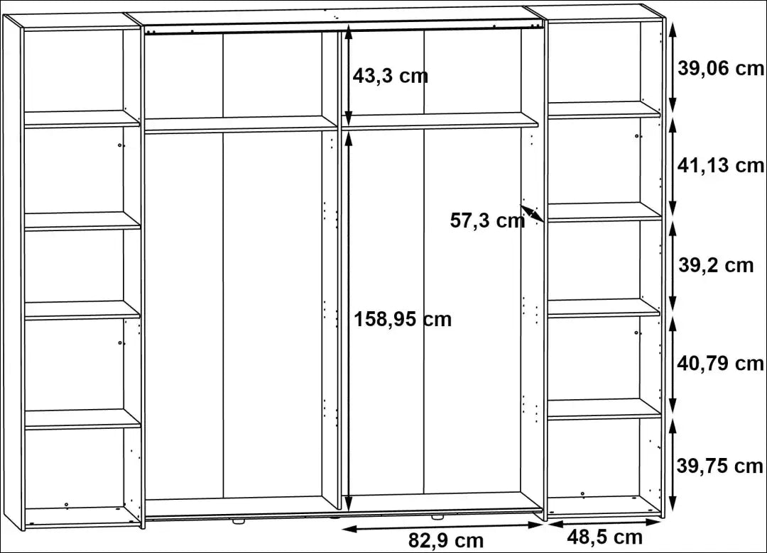 Spinta GI806 - €420 Save 50% __label:Pristatymas 1-2 d.d., biuro-baldai, color-pilka, color-ruda, material-mediena Virš