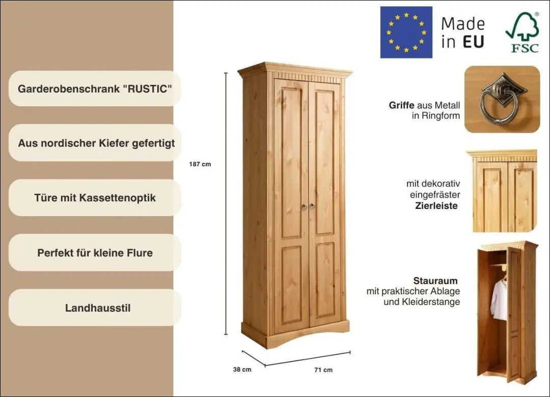 Spinta GI839 - €190 Save 50% 100-200, __label:Pristatymas 1-2 d.d., biuro-baldai, color-ruda, material-medzio-masyvas