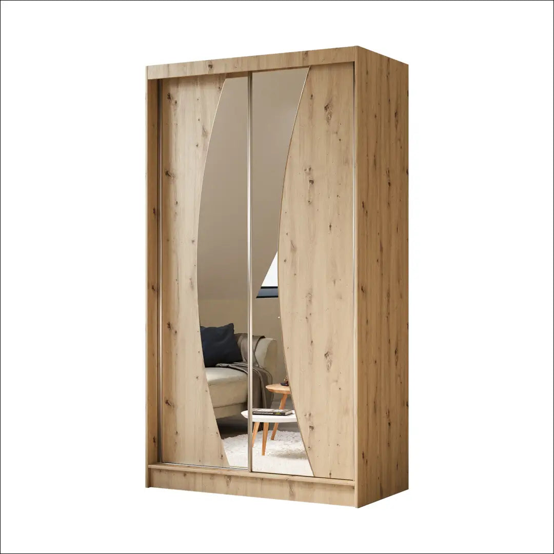 Spinta GI893 - €372 Save 40% __label:Pristatymas 1-2 d.d., color-ruda, material-mediena, material-stiklas, miegamojo