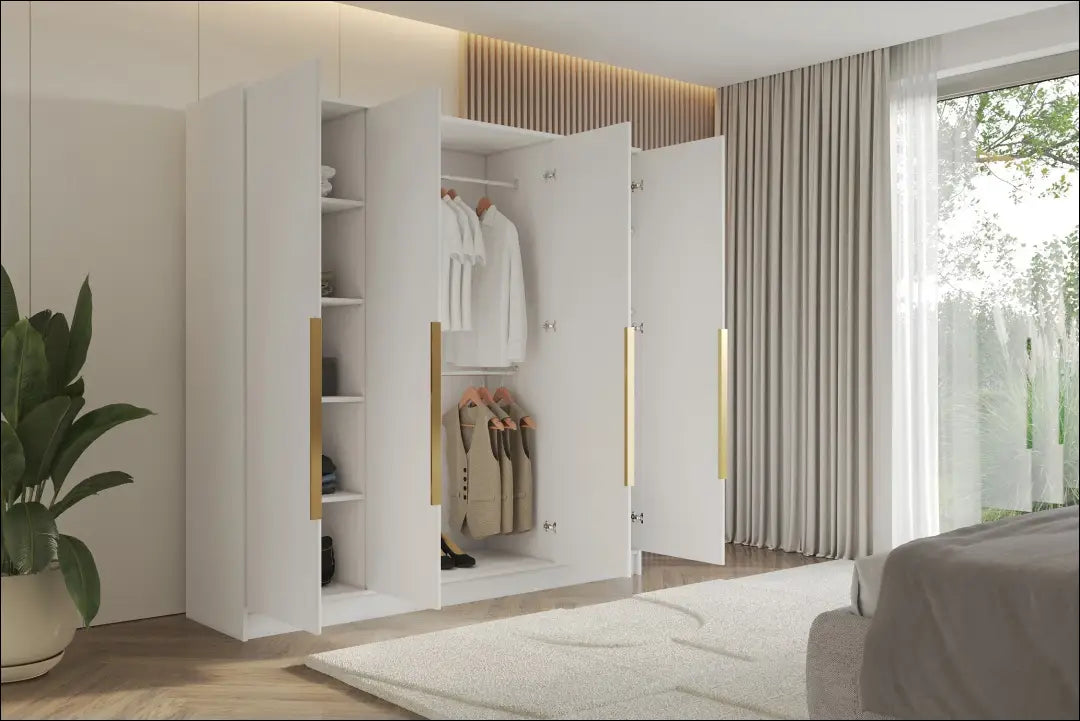 Spinta GI894 - €390 Save 40% __label:Pristatymas 1-2 d.d., color-balta, material-mdf, material-mediena, miegamojo Virš