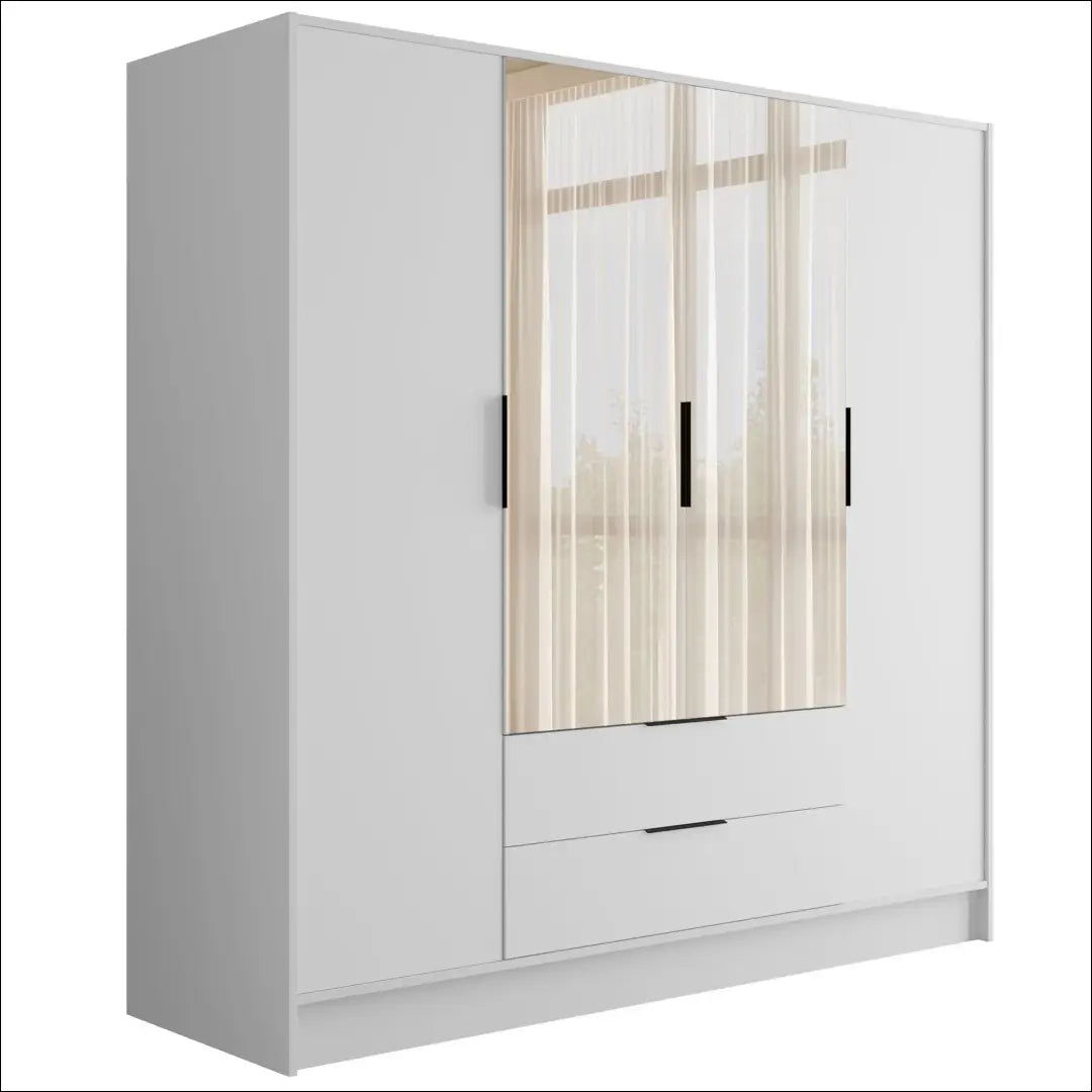 Spinta GI897 - €468 Save 40% __label:Pristatymas 1-2 d.d., color-balta, material-mediena, material-stiklas, miegamojo