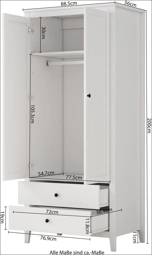 Spinta GI941 - €240 Save 50% __label:Pristatymas 1-2 d.d., color-balta, material-mediena, miegamojo, over-200 Balta