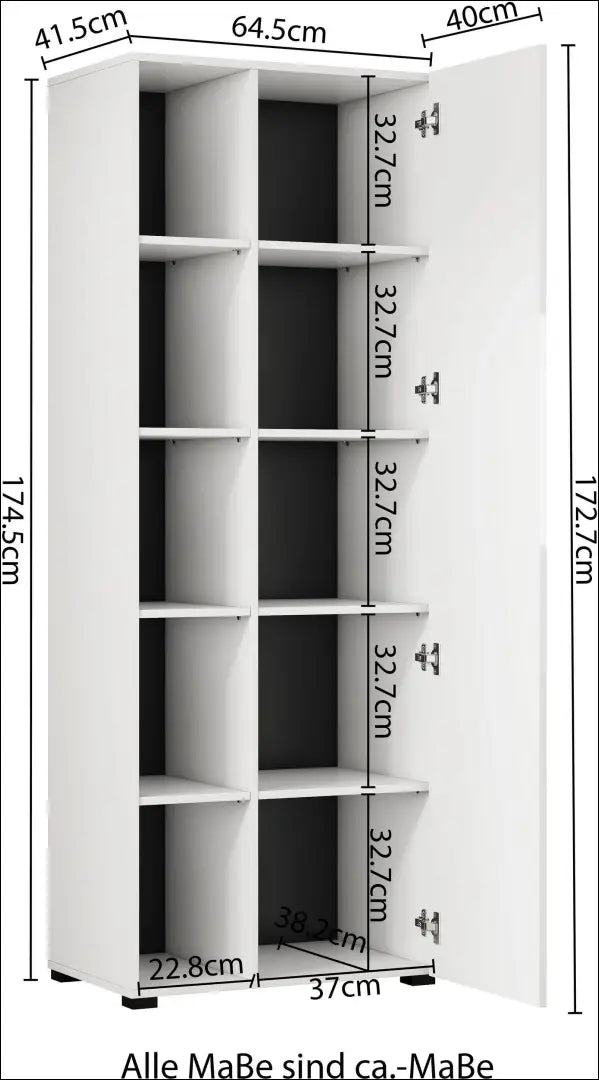 Spinta GI943 - €170 Save 50% 100-200, __label:Pristatymas 1-2 d.d., biuro-baldai, biuro-lentynos, color-balta Balta