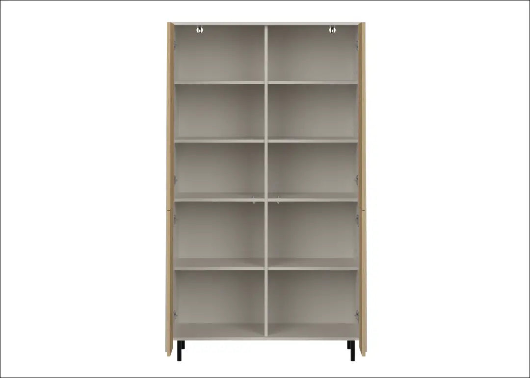 Spinta kašmyro/ąžuolo spalvos su lentynomis KM012 - €242 Save 15% __label:Pristatymas 5-14 d.d., over-200, uzsakomi,