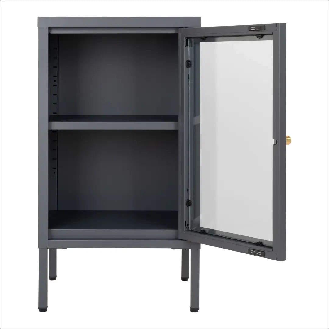 Spintelė 1 stiklinės durys plienas pilka 38x35x70 cm RD485 - €82 Save 15% 50-100, __label:Pristatymas 5-14 d.d.,