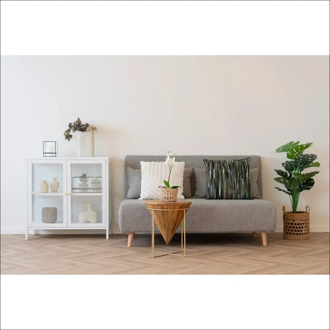 Spintelė 2 stiklinės durys plienas balta 80x35x80 cm RD516 - €162 Save 15% 100-200, __label:Pristatymas 5-14 d.d.,