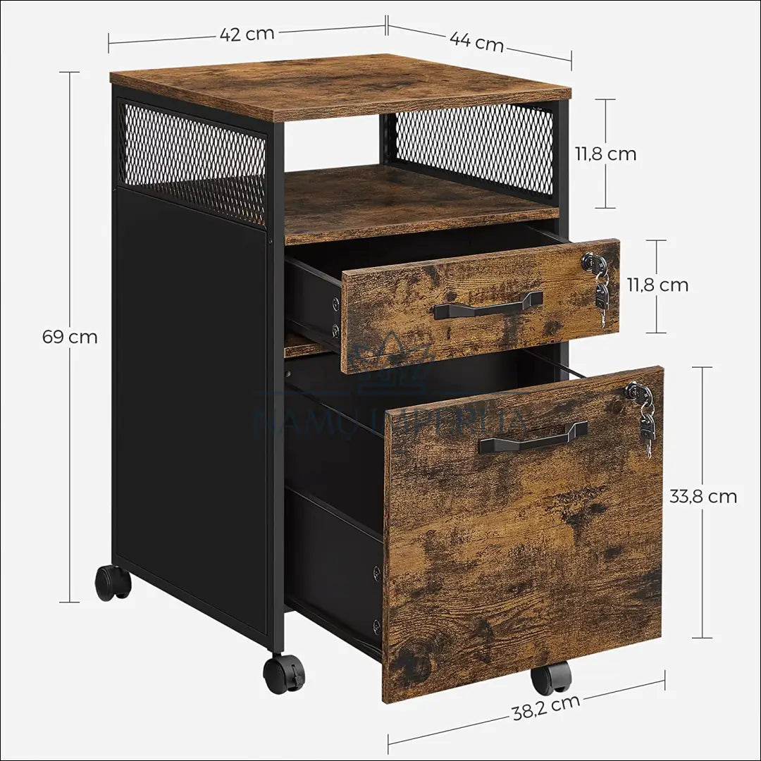 Spintelė ant ratukų SM546 - €159 Save 30% 100-200, __label:Pristatymas 5-14 d.d., biuro-baldai, miegamojo,