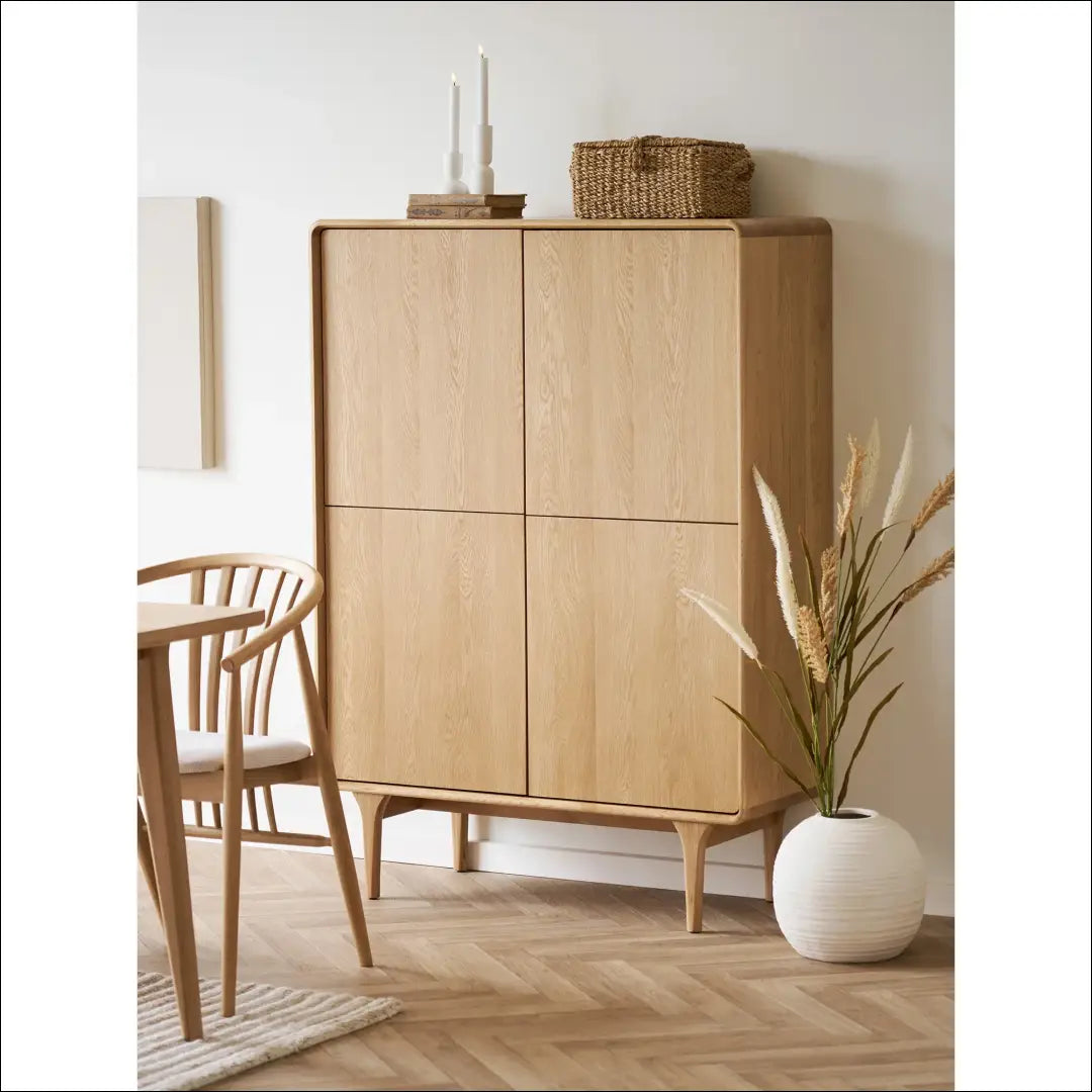 Spintelė ąžuolo spalvos natūrali 100x40x140 cm RD519 - €1,379 Save 15% __label:Pristatymas 5-14 d.d., Chests, Natūrali,
