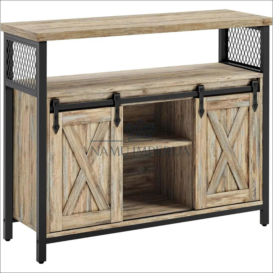 Spintelė SM1111 - €148 Save 40% 100-200, __label:Pristatymas 5-14 d.d., komodos, notouch30, song 100x33x80cm / Ruda
