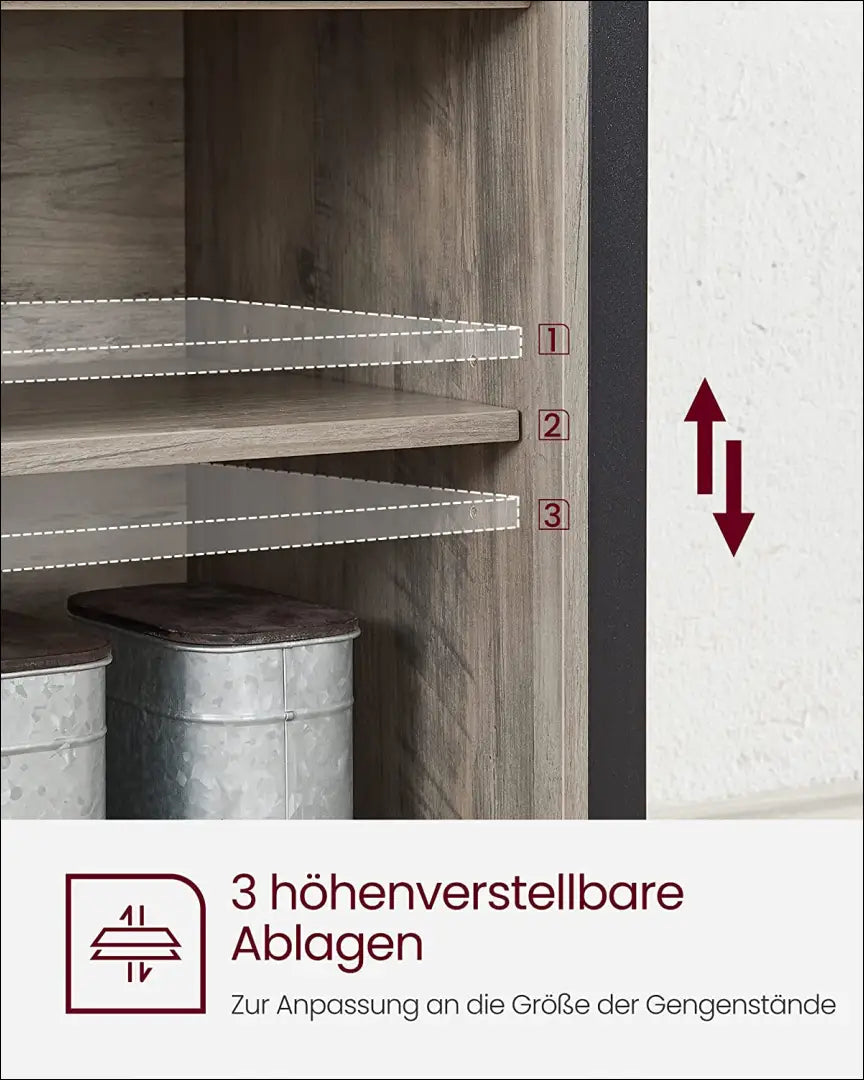 Spintelė SM1112 - €201 Save 40% __label:Pristatymas 5-14 d.d., notouch30, over-200, song, spalva-pilka 100x33x80cm