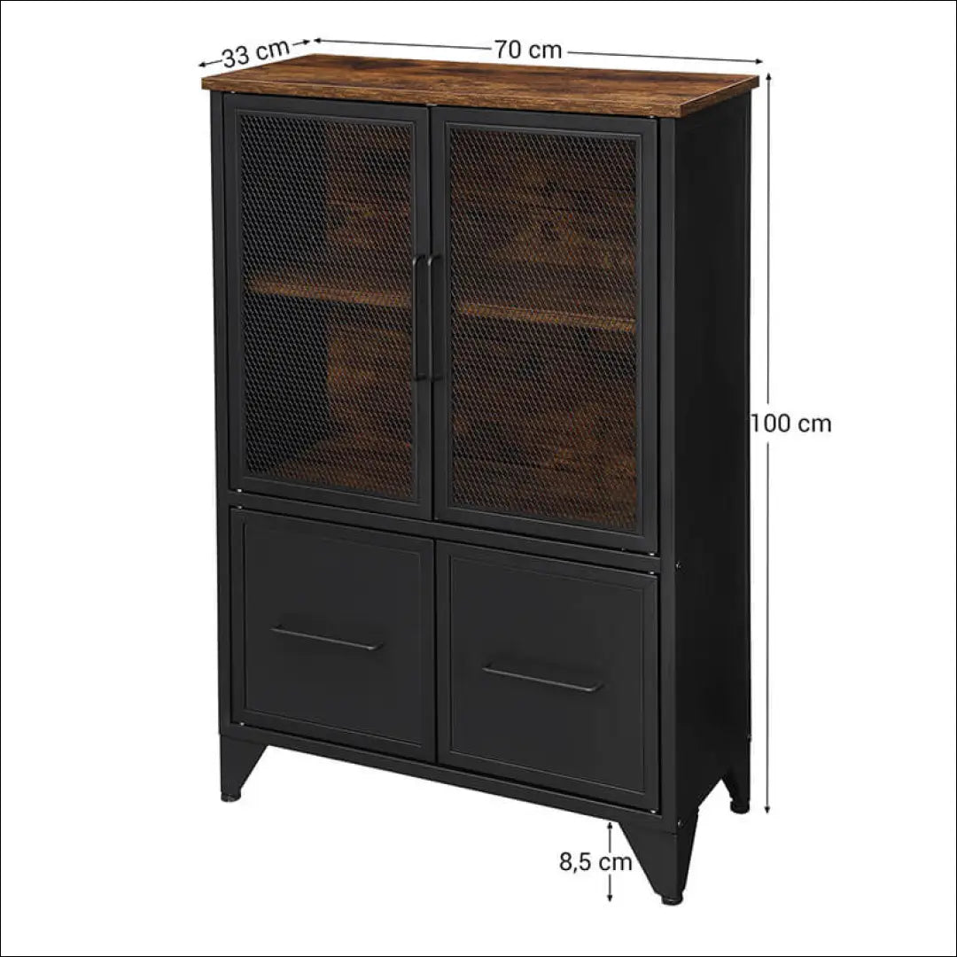 Spintelė SM1664 - €198 Save 40% 100-200, __label:Pristatymas 5-14 d.d., notouch30, song, spalva-ruda 70x33x100cm / Ruda