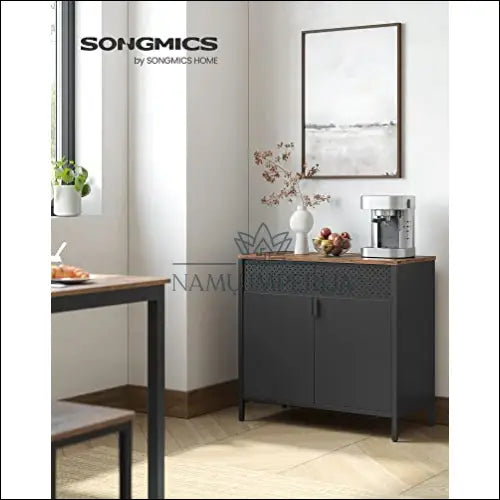 Spintelė SM1666 - €178 Save 30% 100-200, __label:Pristatymas 5-14 d.d., notouch30, song, spalva-juoda 80x40x76cm