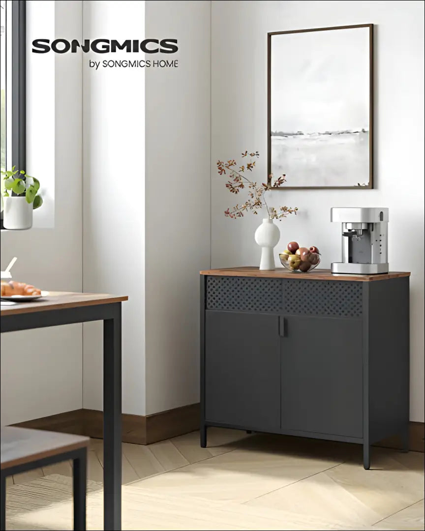 Spintelė SM1666 - €153 Save 40% 100-200, __label:Pristatymas 5-14 d.d., notouch30, song, spalva-juoda 80x40x76cm