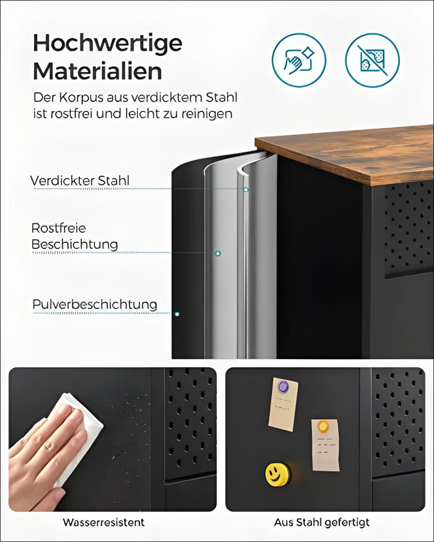 Spintelė SM1666 - €153 Save 40% 100-200, __label:Pristatymas 5-14 d.d., notouch30, song, spalva-juoda 80x40x76cm