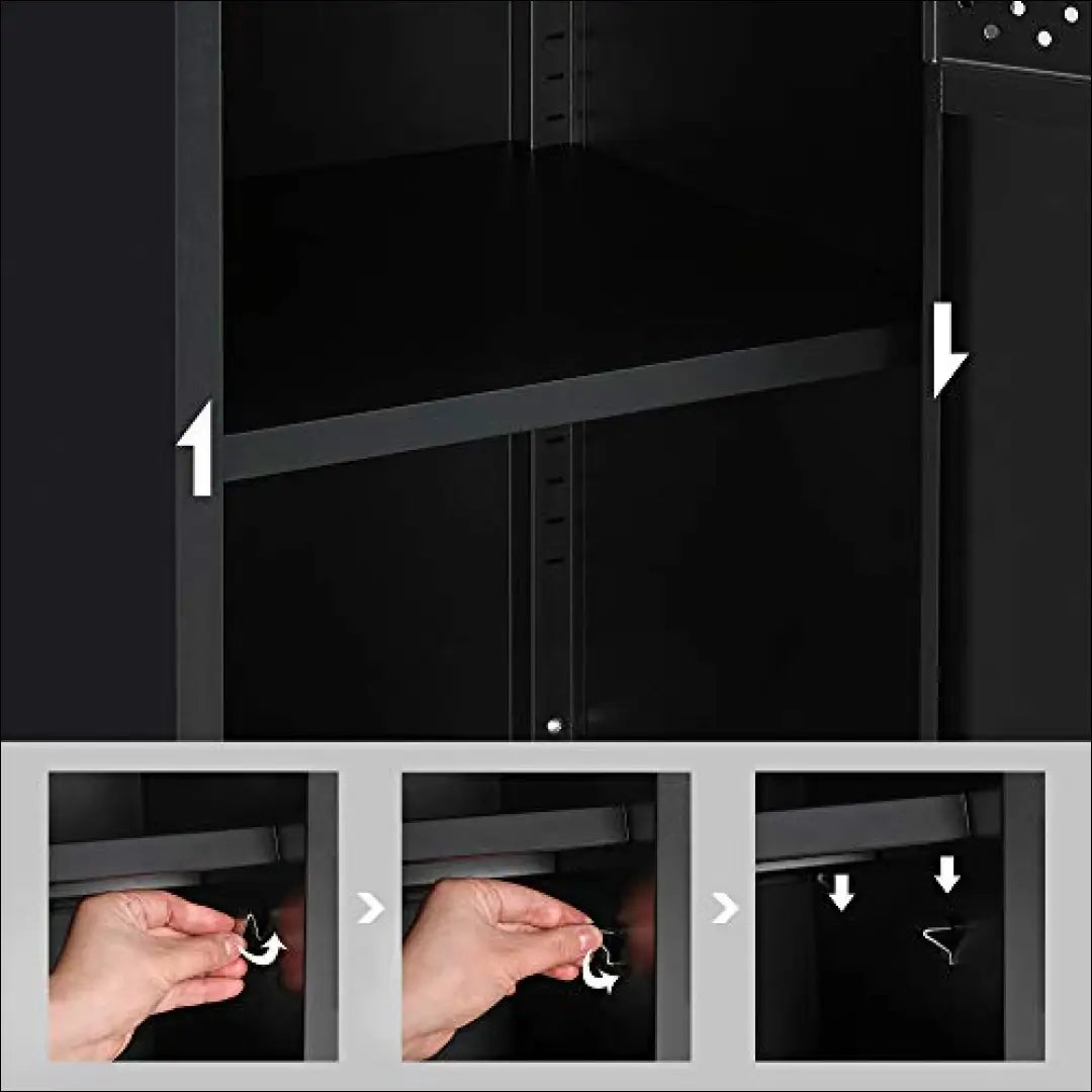 Spintelė SM1667 - €118 Save 40% 100-200, __label:Pristatymas 5-14 d.d., notouch30, song, spalva-juoda 42.5x40x76cm