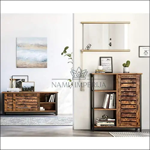 Spintelė SM1669 - €168 Save 30% 100-200, __label:Pristatymas 5-14 d.d., notouch30, song, spalva-ruda 70x30x81.5cm