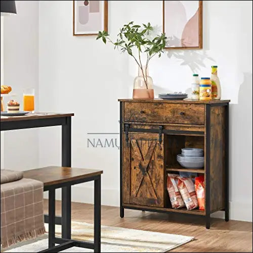 Spintelė SM1673 - €176 Save 30% 100-200, __label:Pristatymas 5-14 d.d., komodos, notouch30, song 70x30x80cm / Ruda