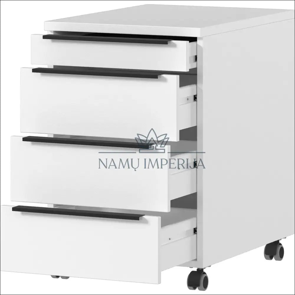 Spintelė su ratukais KI1247 - €123 Save 50% 100-200, __label:Pristatymas 1-2 d.d., biuro-baldai, color-balta, kita €100