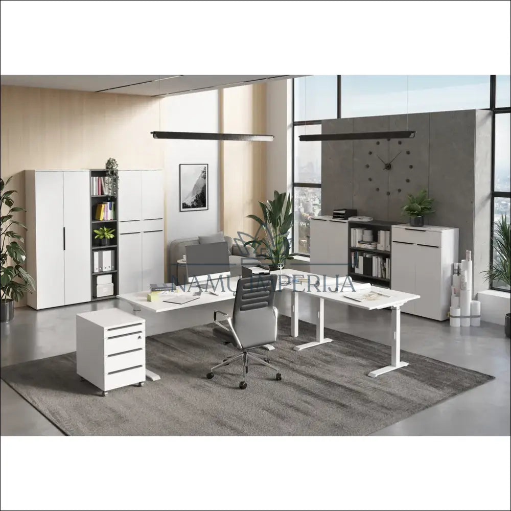Spintelė su ratukais KI1247 - €123 Save 50% 100-200, __label:Pristatymas 1-2 d.d., biuro-baldai, color-balta, kita €100