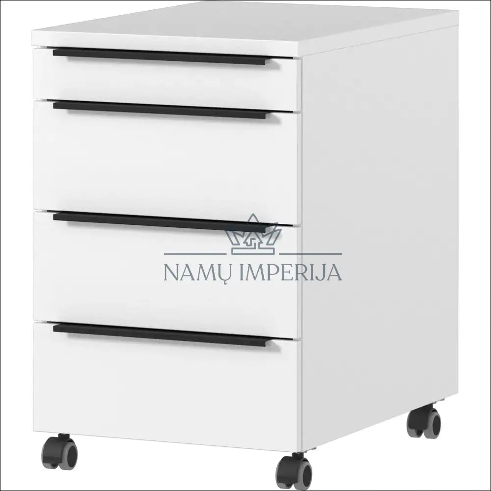 Spintelė su ratukais KI1247 - €123 Save 50% 100-200, __label:Pristatymas 1-2 d.d., biuro-baldai, color-balta, kita €100