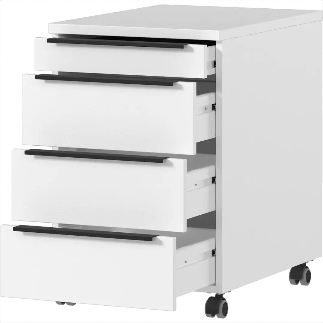 Spintelė su ratukais KI1247 - €98 Save 60% 50-100, __label:Pristatymas 1-2 d.d., biuro-baldai, color-balta, kita €50