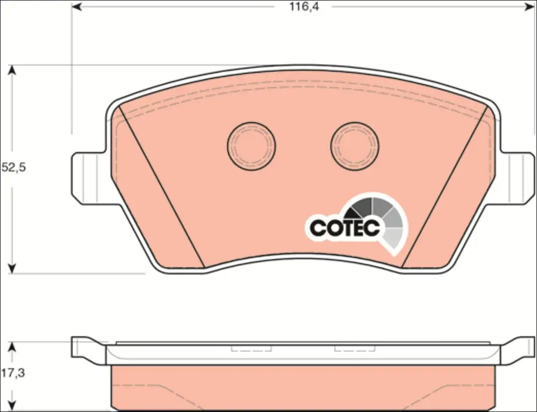 Stabdžių kaladėlių komplektas (4vnt) SP287 - €10 Save 50% __label:Pristatymas 1-2 d.d., kita, under-25 Iki €25 Brake