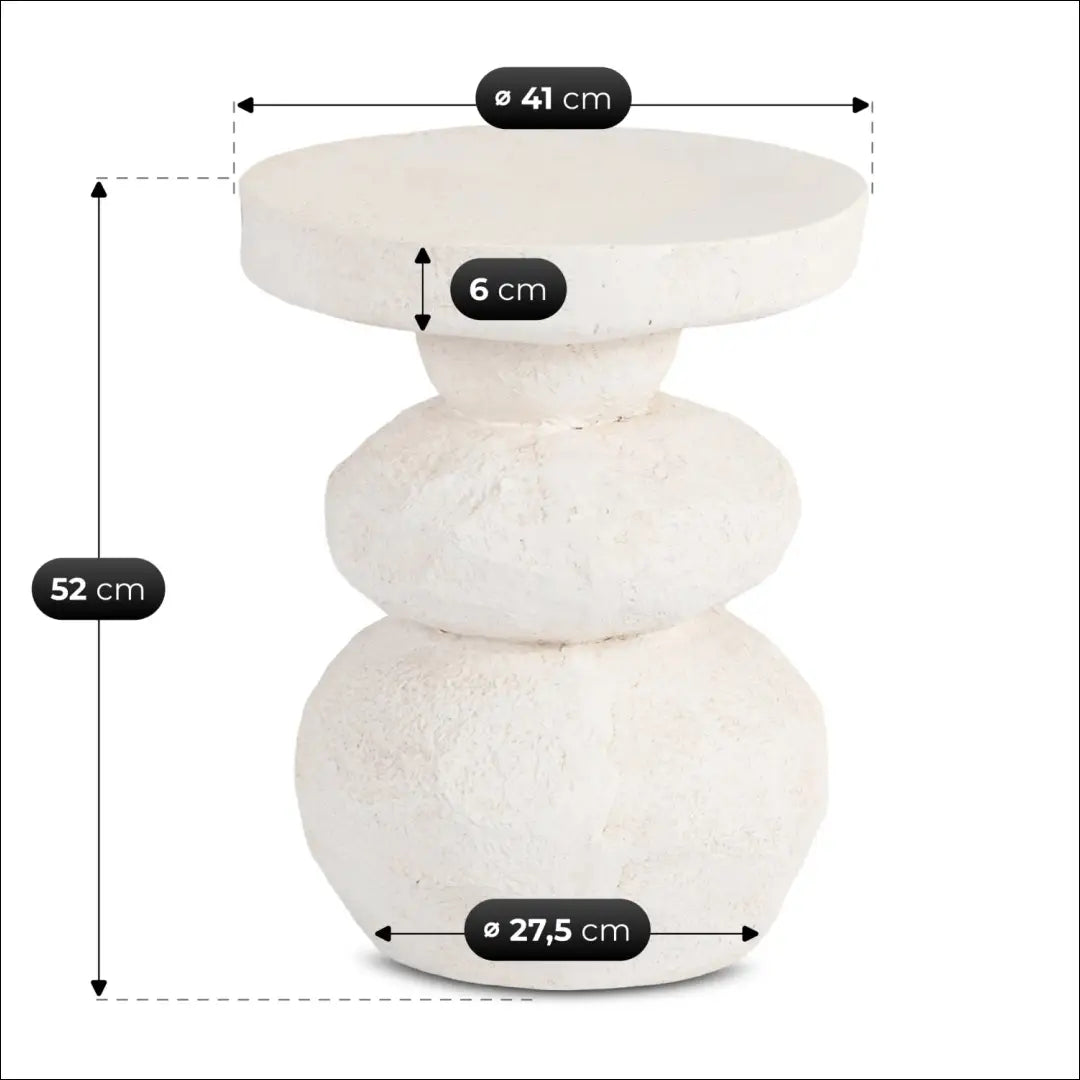 Stalas 41 cm kreminės/smėlinės spalvos modernus TE2514 - €82.98 Save 15% __label:Pristatymas 5-14 d.d., Newelite