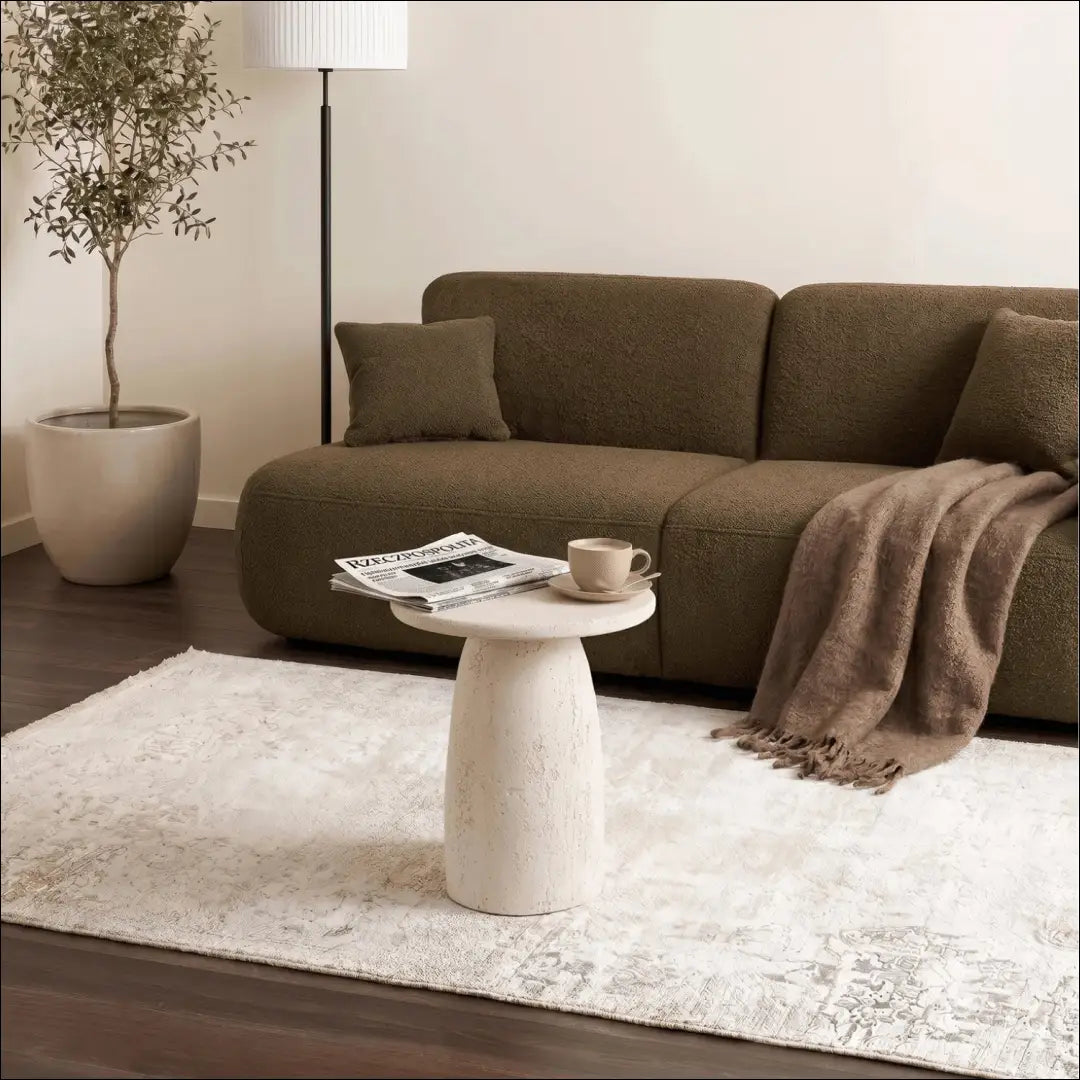 Stalas 49 cm kreminės/smėlinės spalvos modernus TE2521 - €93.34 Save 15% __label:Pristatymas 5-14 d.d., Newelite