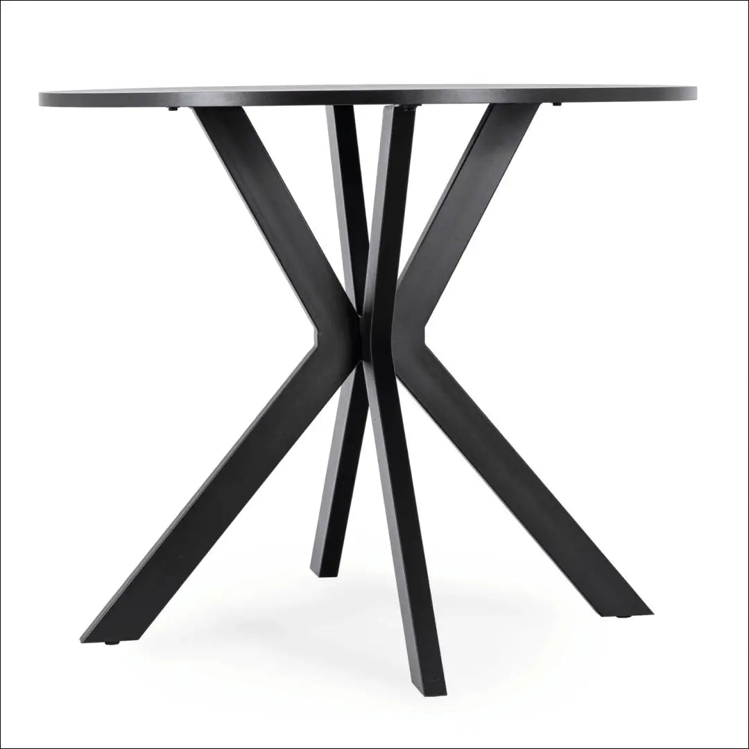 Stalas apvalus iš MDF juodos spalvos 90 cm TE618 - €114 Save 15% 100-200, __label:Pristatymas 5-14 d.d., elite, Stoły,