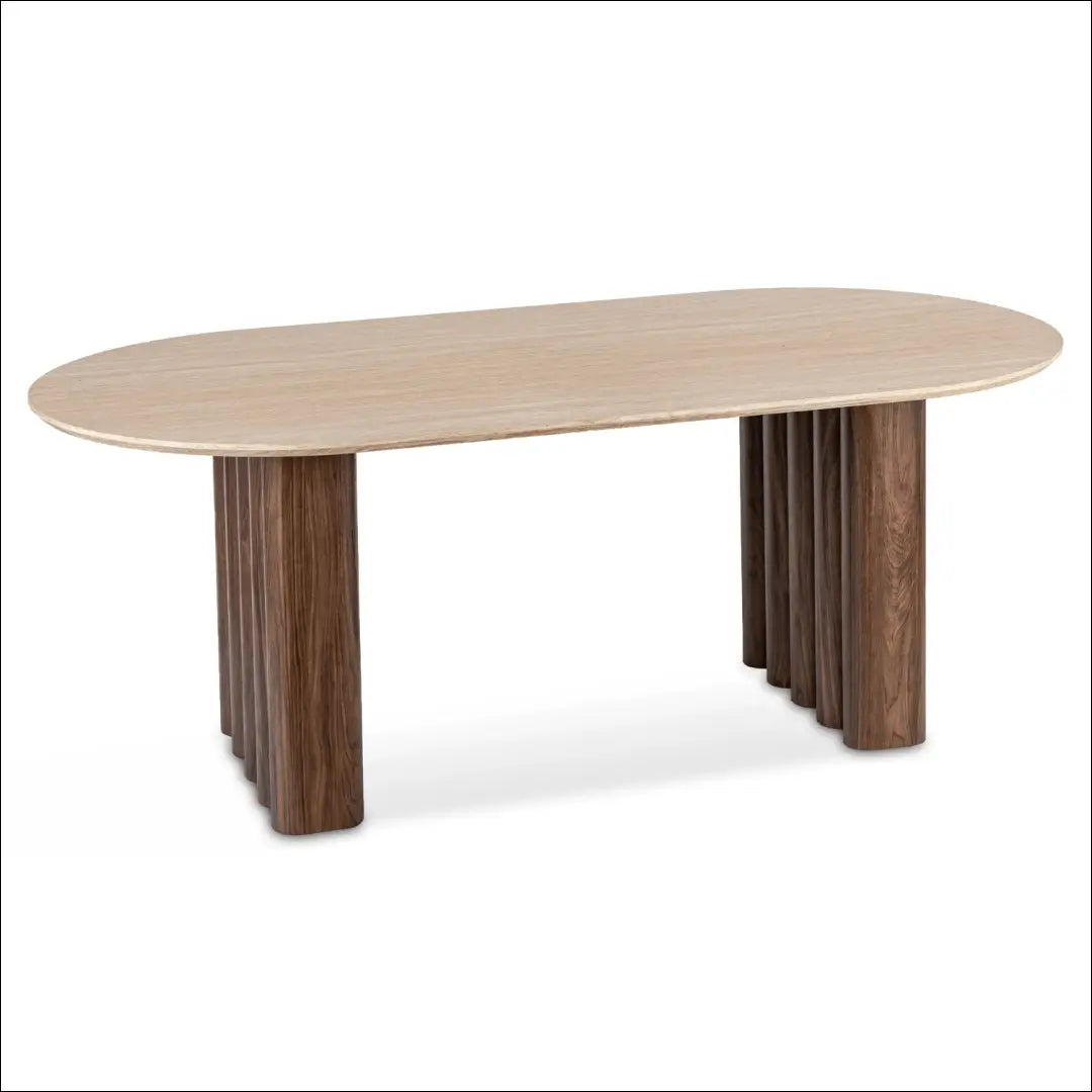 Stalas iš MDF riešuto spalvos 200 cm TE1128 - €387 Save 15% __label:Pristatymas 5-14 d.d., elite, over-200, Stoły,