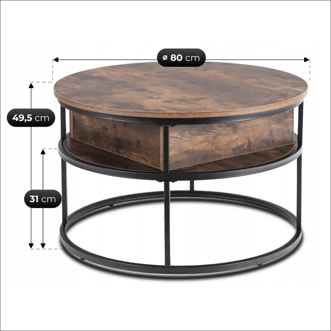 Stalas kaimiško ąžuolo/juodos spalvos TE2520 - €121.70 Save 15% __label:Pristatymas 5-14 d.d., Newelite Naujausi