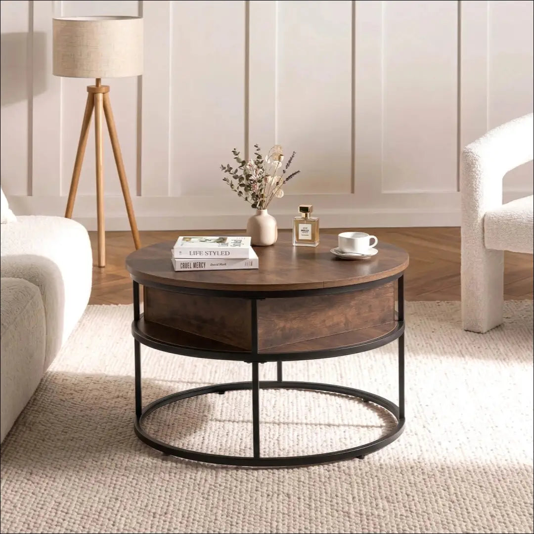 Stalas kaimiško ąžuolo/juodos spalvos TE2520 - €121.70 Save 15% __label:Pristatymas 5-14 d.d., Newelite Naujausi