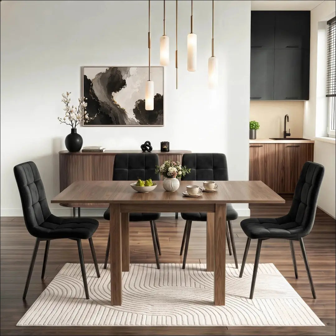 Stalas 80-160 cm Nicea riešutmedis TE2550 - €162.26 Save 15% __label:Pristatymas 5-14 d.d., Newelite Naujausi produktai