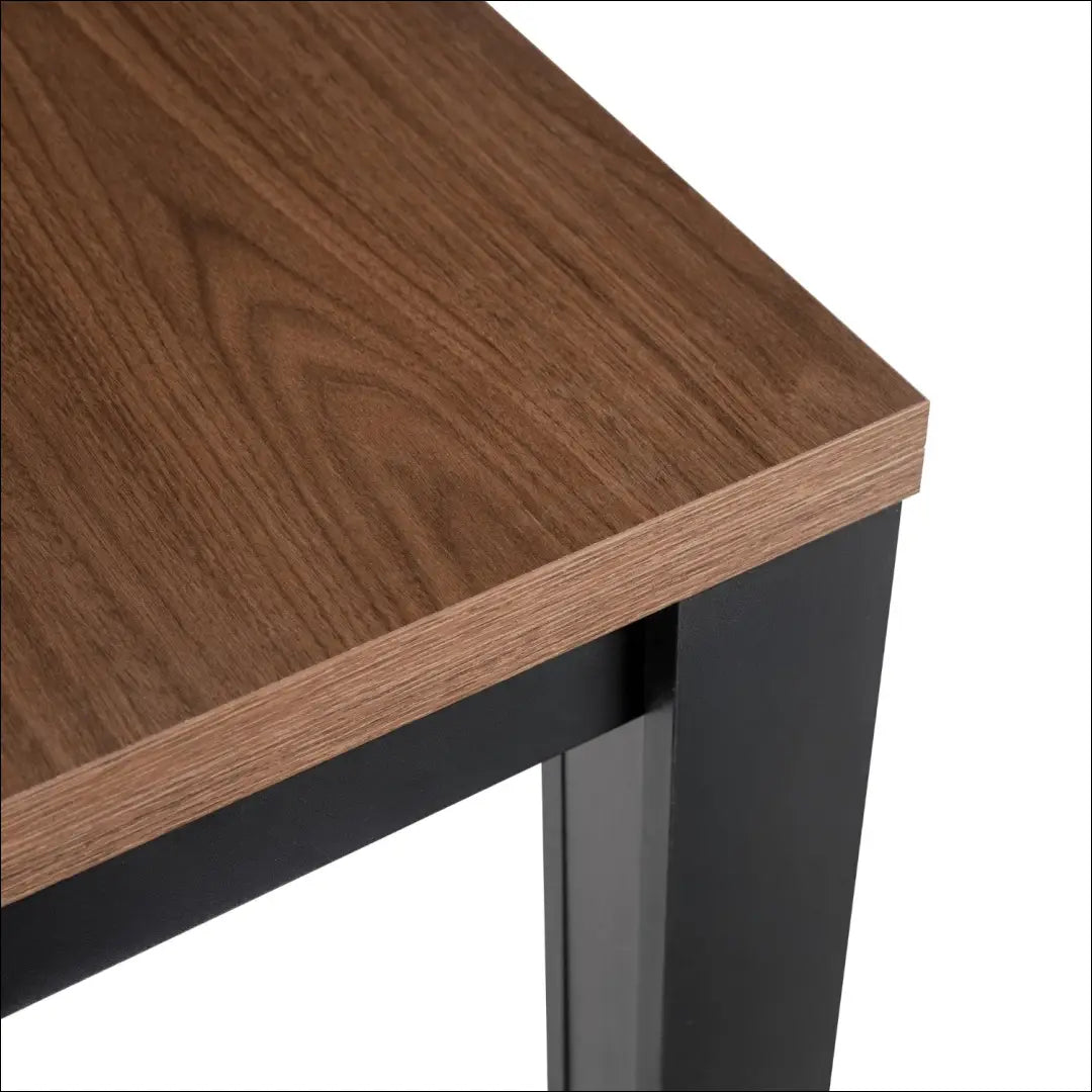 Stalas MAX 80-160 cm Nicea riešuto spalvos/juodas TE2554 - €162.26 Save 15% __label:Pristatymas 5-14 d.d., Newelite