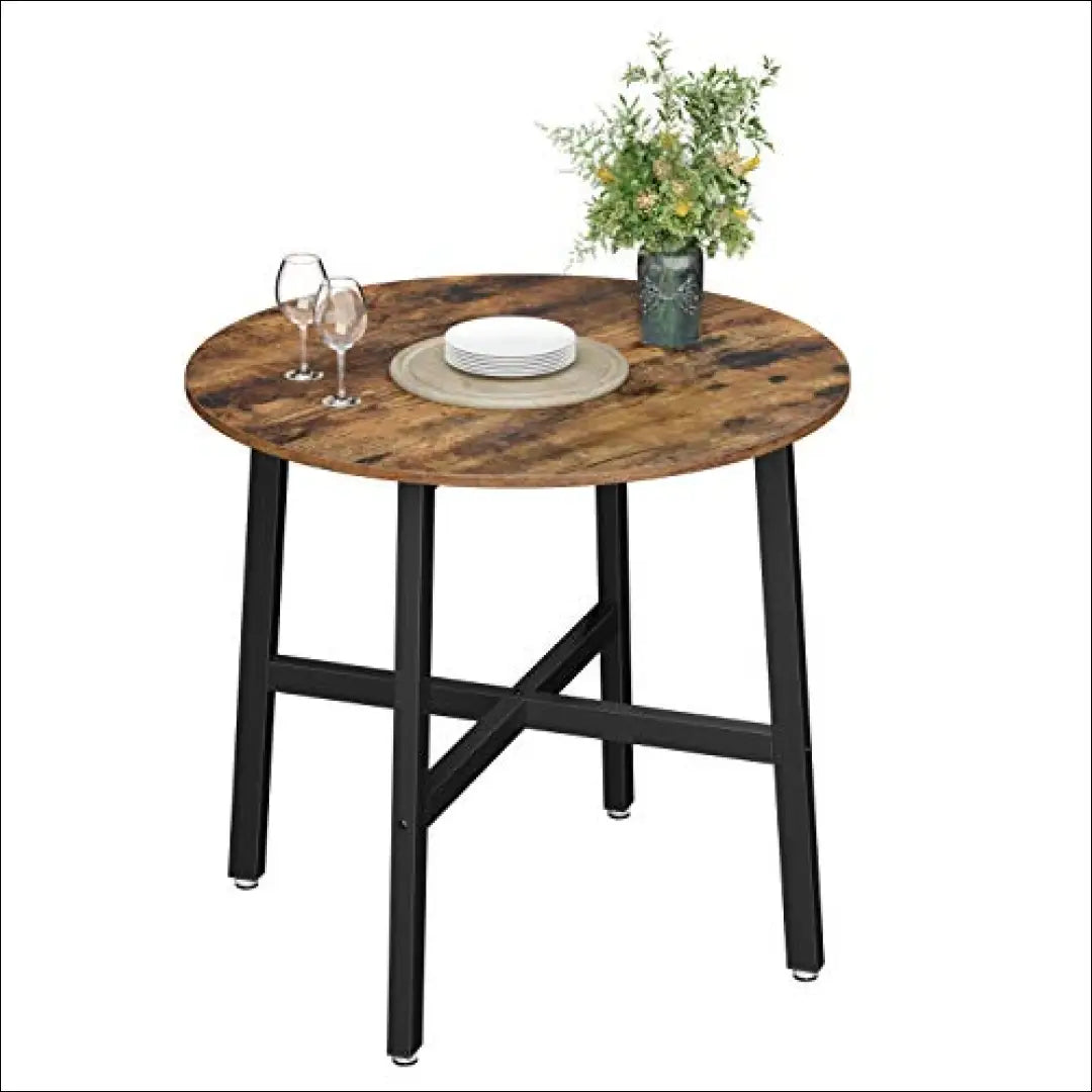 Stalas SM437 - €126 Save 40% 100-200, __label:Pristatymas 5-14 d.d., notouch30, song, spalva-ruda 80x80x75cm / Ruda