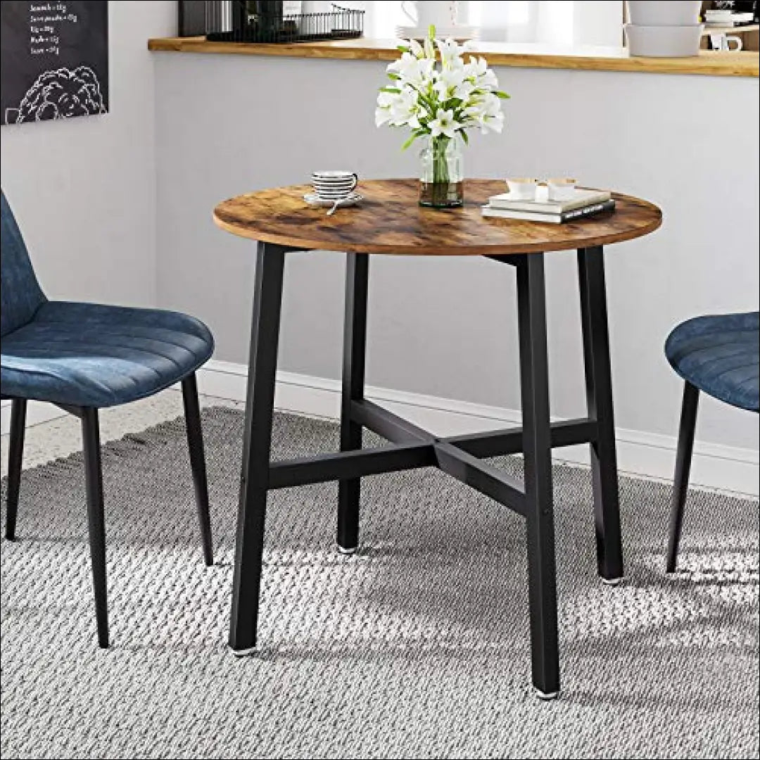 Stalas SM437 - €126 Save 40% 100-200, __label:Pristatymas 5-14 d.d., notouch30, song, spalva-ruda 80x80x75cm / Ruda