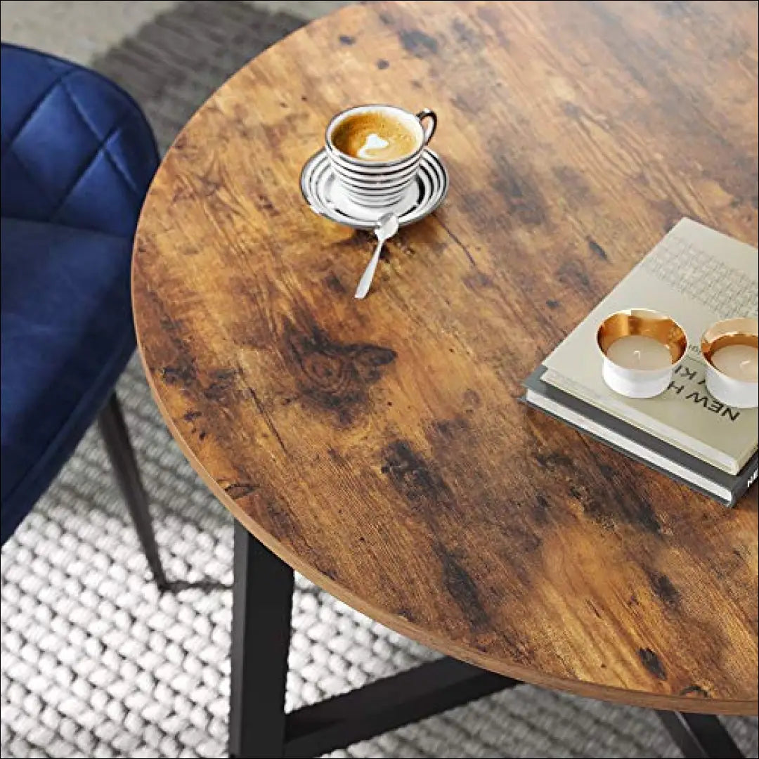 Stalas SM437 - €126 Save 40% 100-200, __label:Pristatymas 5-14 d.d., notouch30, song, spalva-ruda 80x80x75cm / Ruda