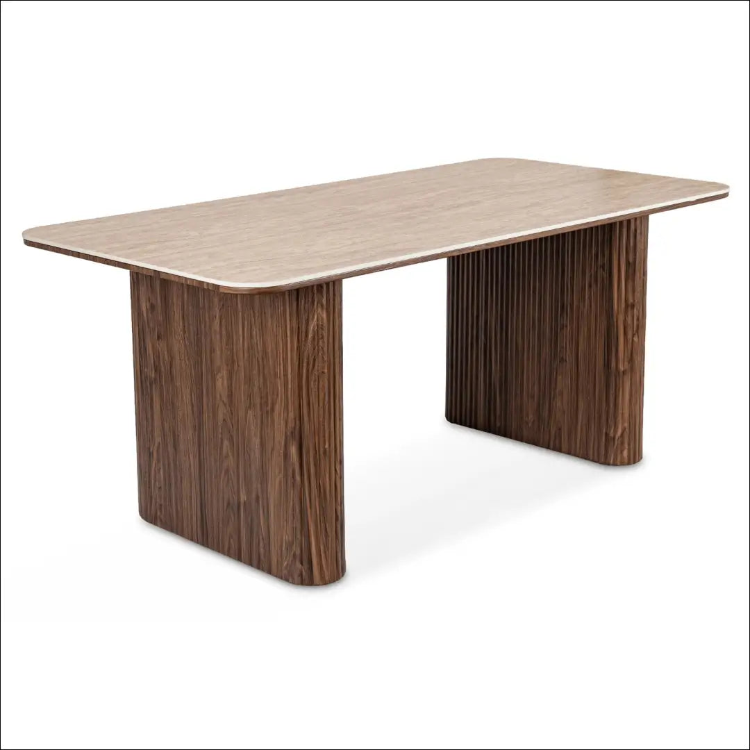 Stalas su keraminiu stalviršiu riešuto spalvos 180 cm TE1129 - €412 Save 15% __label:Pristatymas 5-14 d.d., elite,