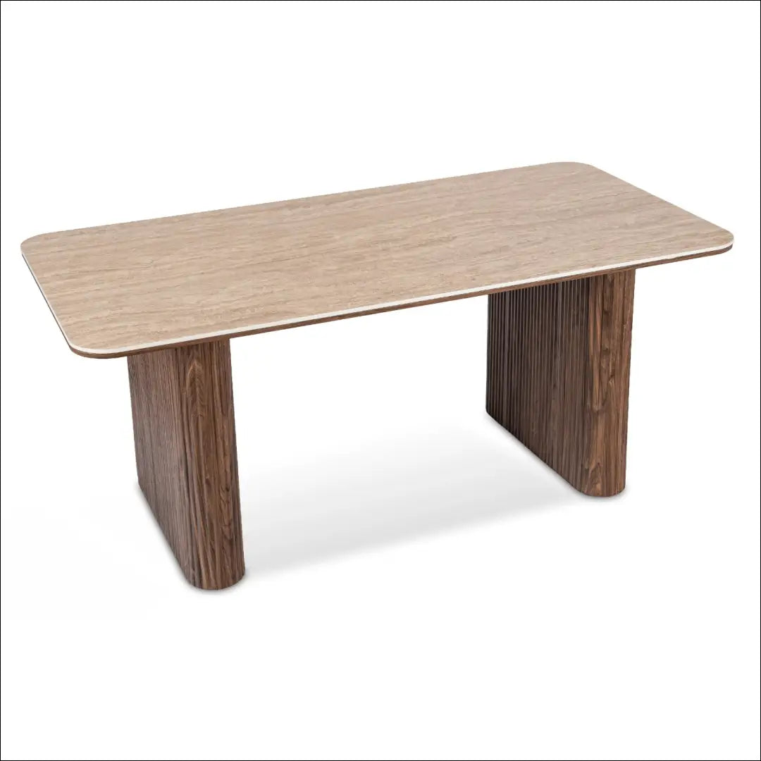 Stalas su keraminiu stalviršiu riešuto spalvos 180 cm TE1129 - €412 Save 15% __label:Pristatymas 5-14 d.d., elite,