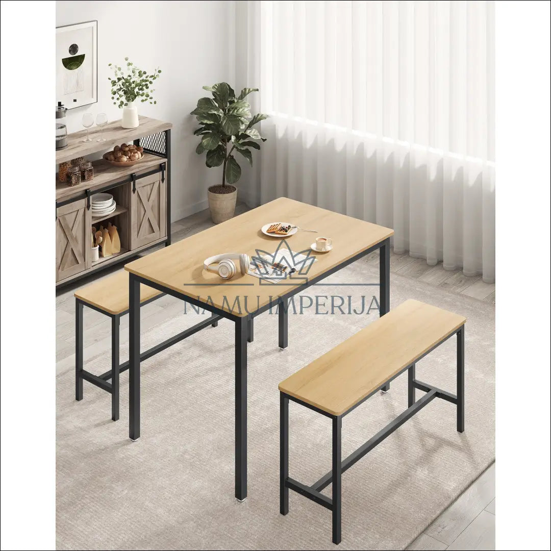 Valgomojo stalas su suolais komplektas SM434 - €138 Save 30% 100-200, __label:Pristatymas 5-14 d.d., notouch30, song,