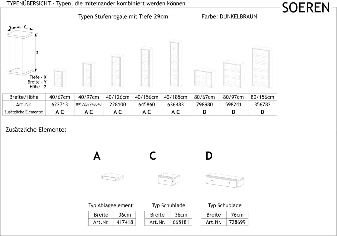 Stalčius KI1574 - €50 Save 50% 50-100, __label:Pristatymas 1-2 d.d., color-ruda, kita, material-medzio-masyvas to €100