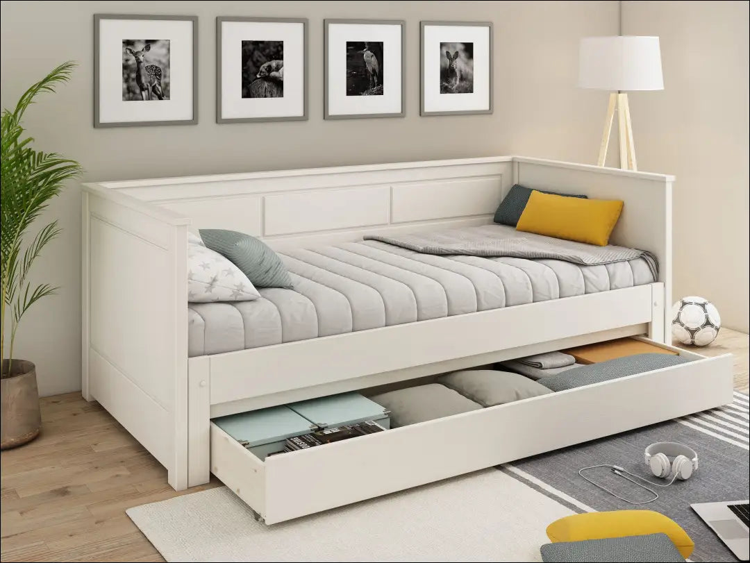 Stalčius po lova KI1743 - €54 Save 50% 50-100, __label:Pristatymas 1-2 d.d., color-balta, kita, lovos-miegamojo €50