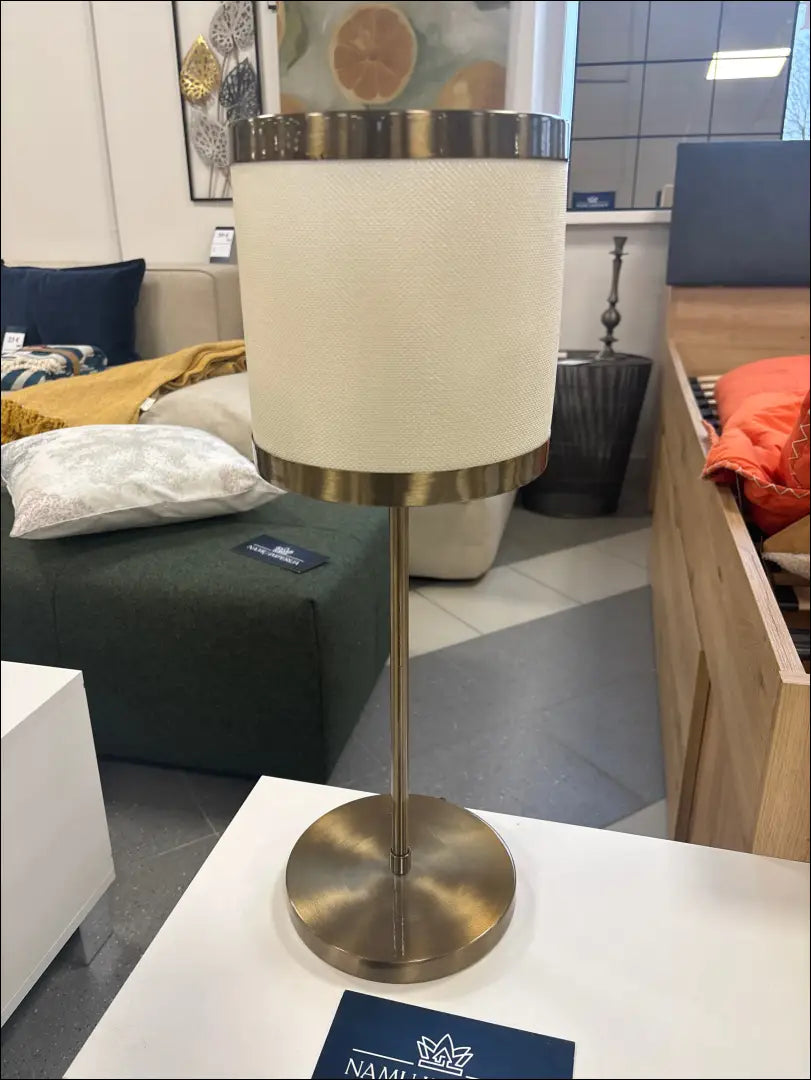 Stalinis šviestuvas DI10949 - €25 Save 50% 25-50, __label:Pristatymas 1-2 d.d., color-auksine, color-kremas, interjeras